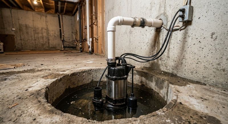 Basement Sump Pump Service in Manchester, NH