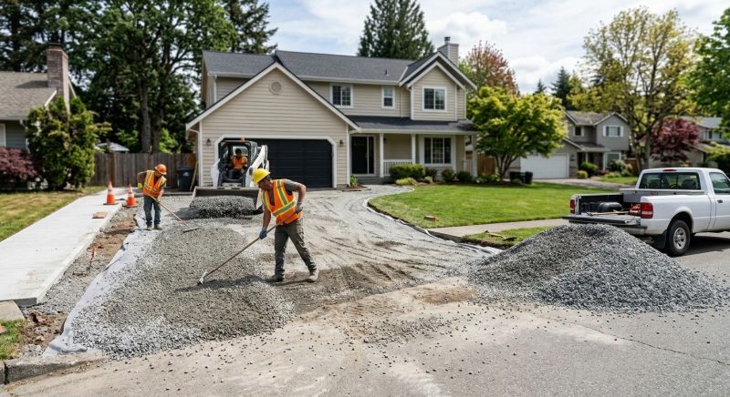 Gravel Pouring in Calvert County, MD
