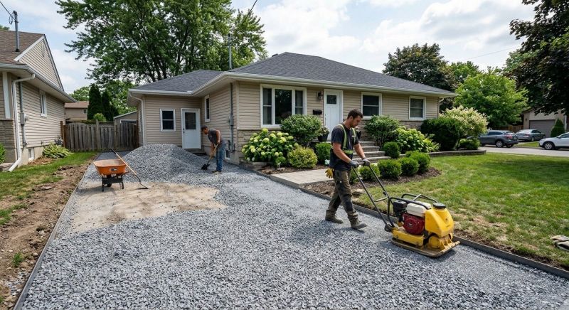 Parking Area Graveling in Calvert County, MD